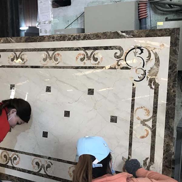 mẫu nền nhà dá marble hoa văn đep